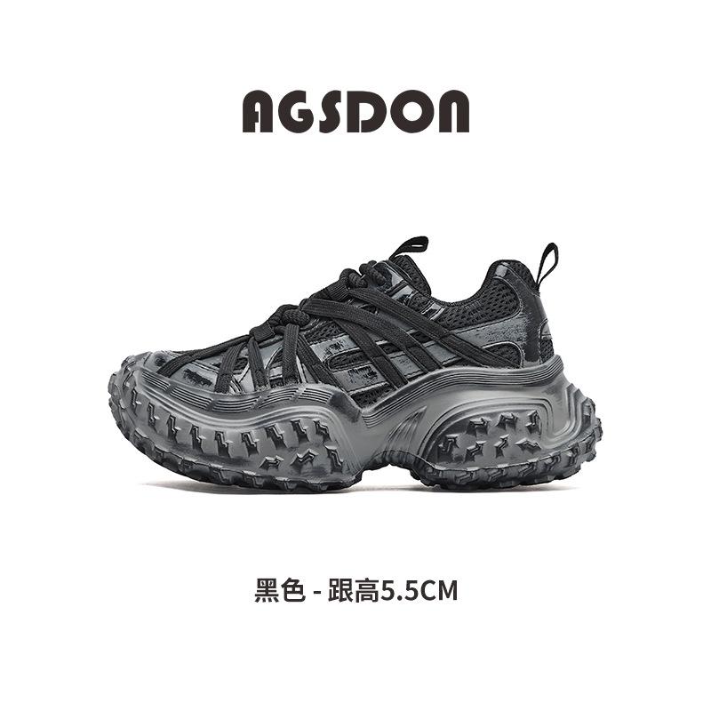 

Augustine durian sole dad shoes women 2025 new autumn and winter retro old dirty shoes platform sneakers 40