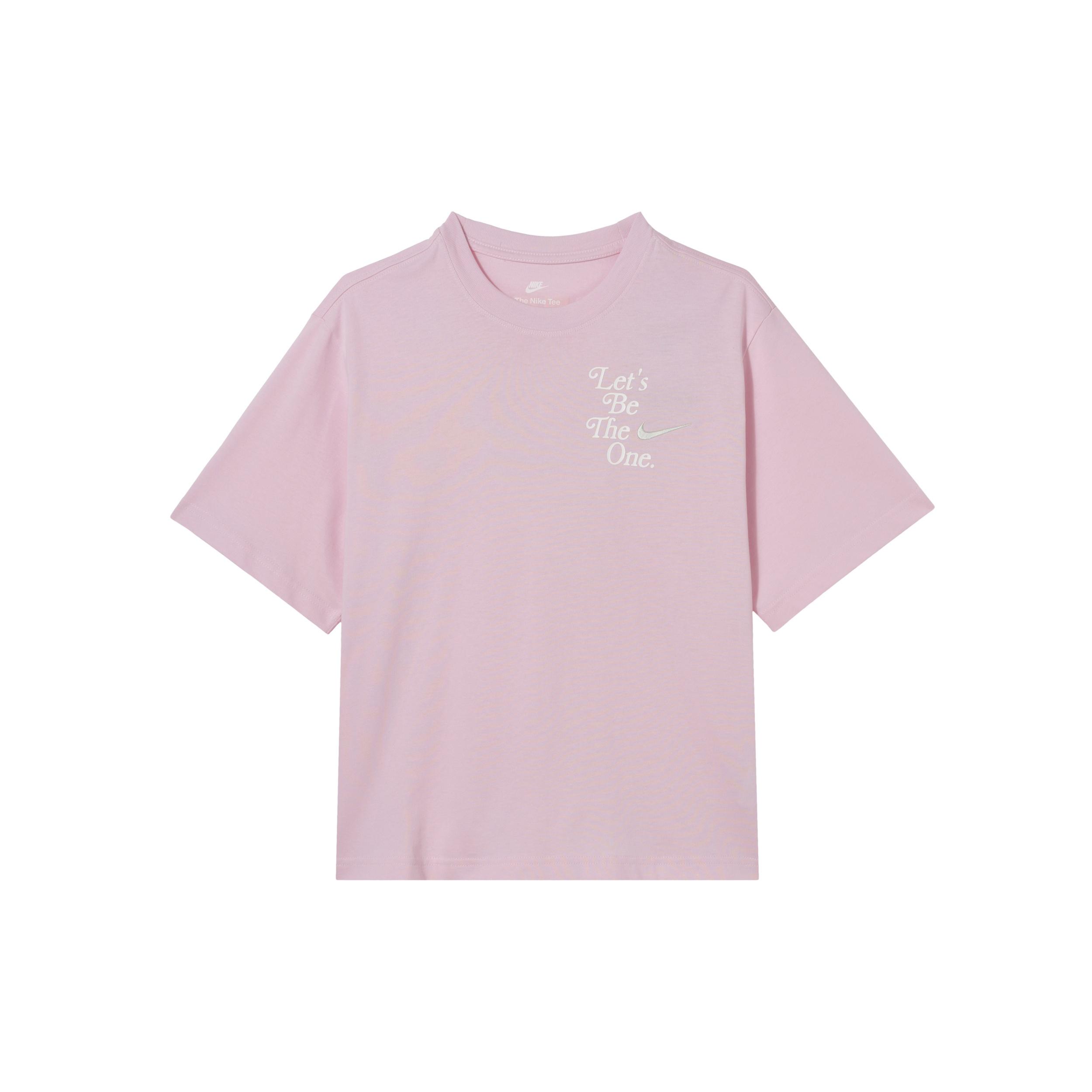 (WMNS) Nike Sportswear Boxy T-Shirt Asia Sizing Pink Women s HM4581-663