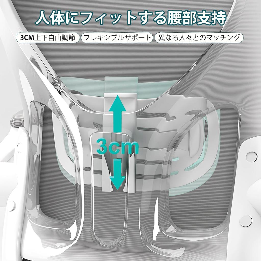 EdoErgo Biuro Telepraca Bez Opony 360 Stopni Dobry Do Ergonomicznego Biurka Ruchomy Lędźwiowy Wielofunkcyjny Oddychający Do Pracy W Biurze Domowym Siatka Biała Rama