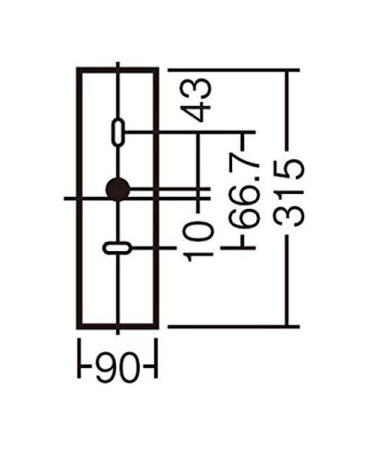 Panasonic LED Porch Light Directly Mounted On the Wall Type 40 Light Bulb Color LGWC80405LE1