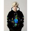 Autumn 3D Football Printed Hoodies Fashionable Casual Sports Long Sleeved Children's Boy Hooded Sweatshirts