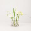 NERJA Ikebana Flower Medium with Stainless Steel Modern Decorative for and Office Use (Nerha) Vase, Round, Size, Stand, High-End Vase, Home, Table,
