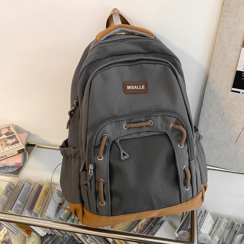 School bag for girls, junior high school students, middle school students, high-quality fashion men's models, college studentss
