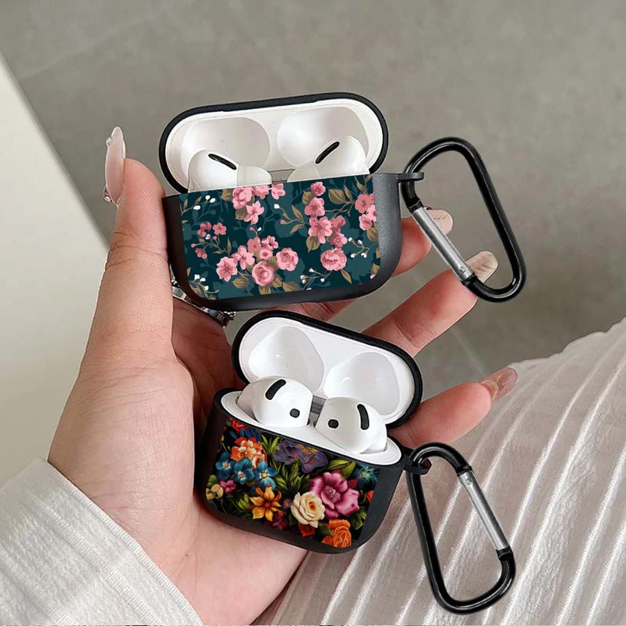 Case For Airpods 4 Pro 2 Pro2 3 Pro3 1 Earphone Cases Cover Little Floral Patterns Fashion