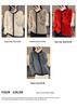 Women's 23-Color Block Round Neck Pure Wool Cardigan - Long Sleeve Knit Sweater