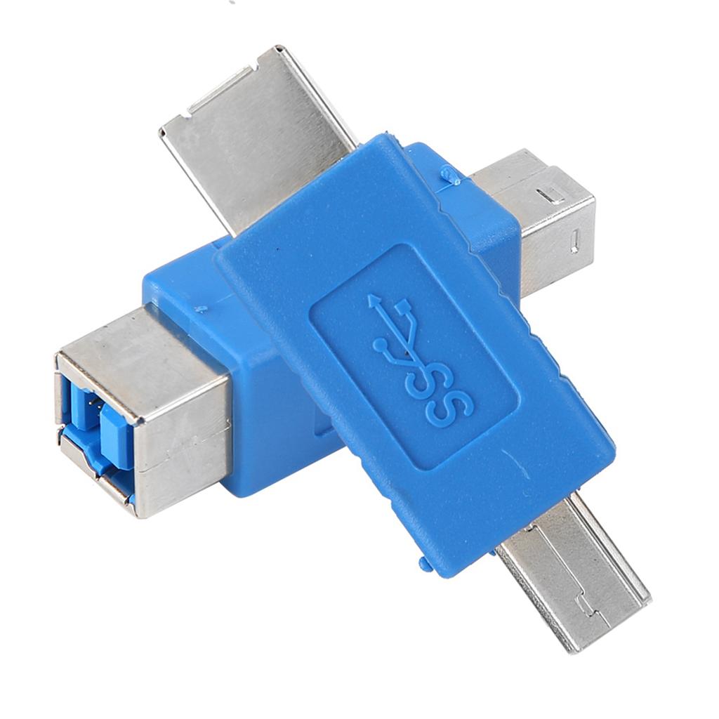 USB 3.0 Type B Male To USB 3.0 Type B Female Superspeed Adapter Converter