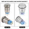 ZenithAur Car Engine Start Push Button Switch Zinc Alloy LED