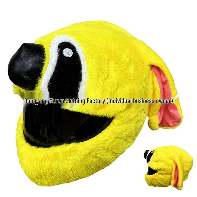 Motorcycle Plush Helmet Cover - Three-Eye Elk, Pumpkin, Rabbit Balaclava