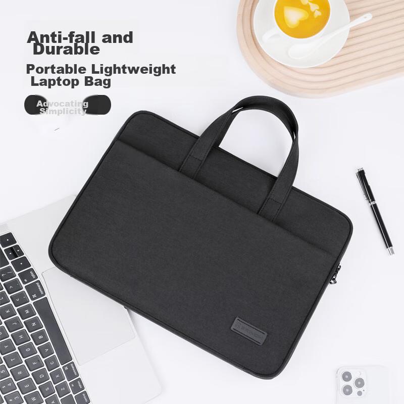 BRINCH Laptop Bag, 12/16 Inch, Business Lightweight Travel, Suitable for Xiaomi, Apple, Huawei Laptops