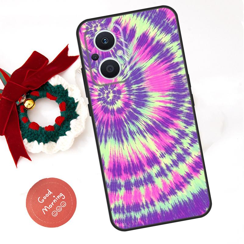 Rainbow Spiral Tie Dye Funda For OPPO Reno 14 F 13F 12F 11F 10 11 12 13 Pro 7 8 Lite OPPO Find X5 X6 X8 X9 Pro Case