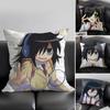 K-Kuroki Tomokoo Anime Cushion Cover Pillowcase Ultra Soft Skin Friendly Fabric Cloud Like Comfort & Concealed Zipper