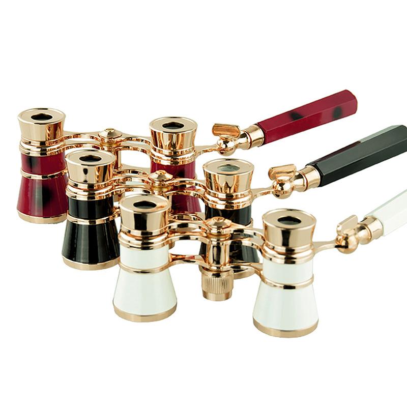 

Компактний міні-бінокль Opera Glasses 3X25 Theater Glasses червоний