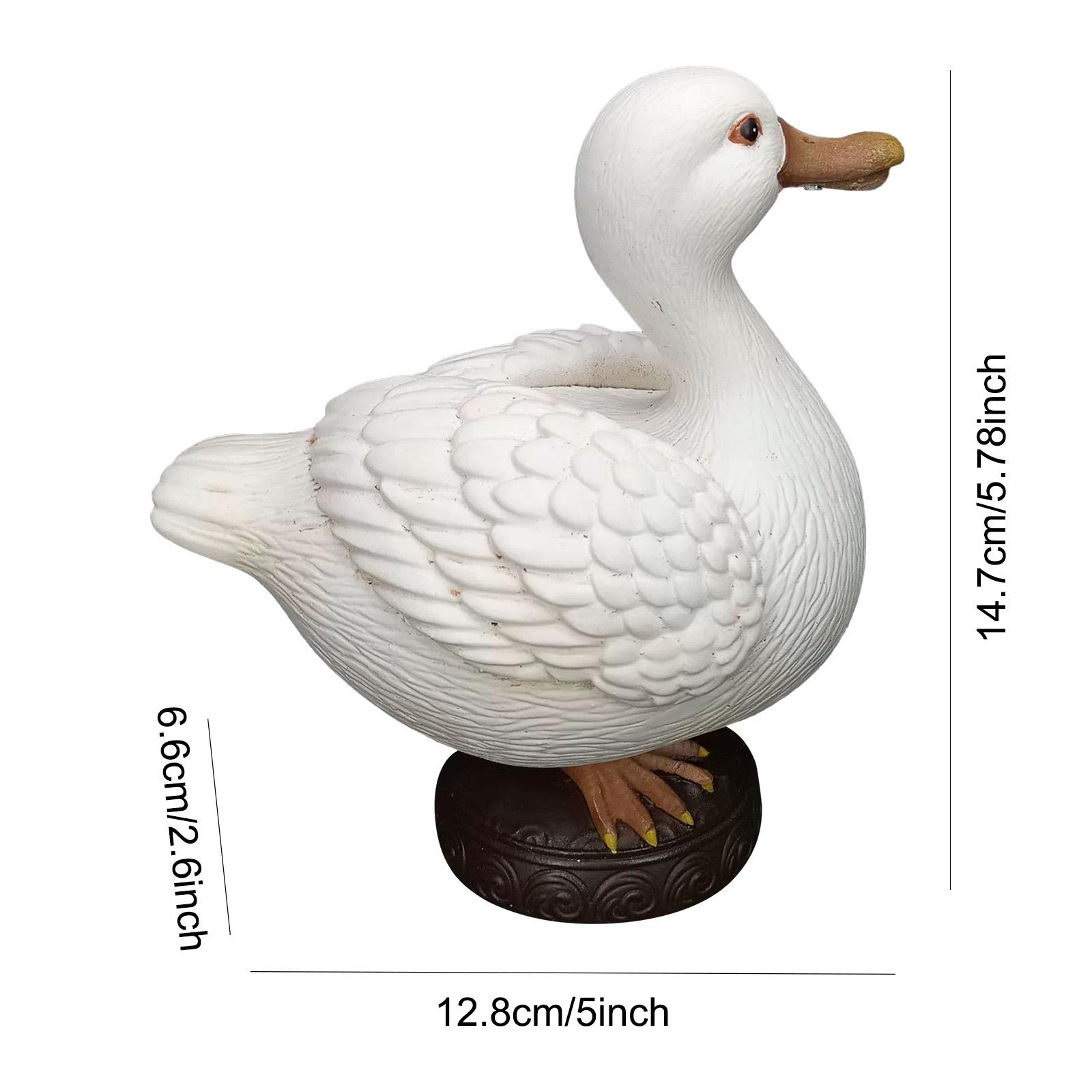 

Penguin/Duck Resin Magnetic Countertop Collectible Animal Figurine Organizer Table Desk Sculpture for Home Office Table Decor