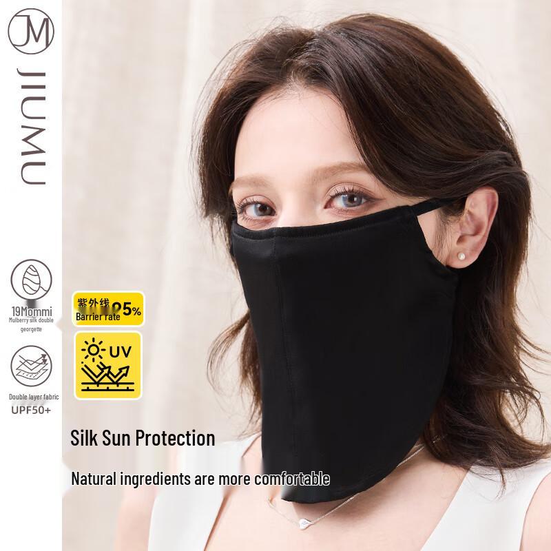 JIUMU Women s Silk UV Protection Face Mask