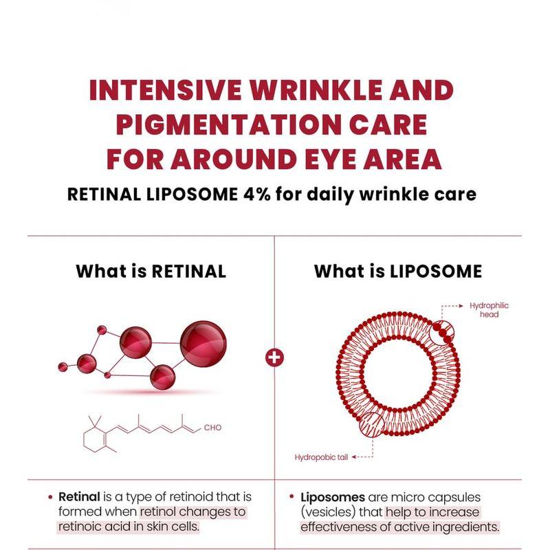KSECRET SEOUL 1988 Augencreme : Retinal-Liposom 4% + Fermentiertes Bohnen-Bündel-Set