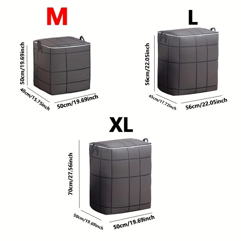 Foldable Wardrobe Storage Bag Household Clothing and Quilt Organizer Bag, Suitable for Moving Travel Storage Bag Under-Bed Storage