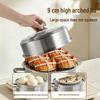 MAXCOOK 28cm Stainless Steel Single-Layer Steamer Pot