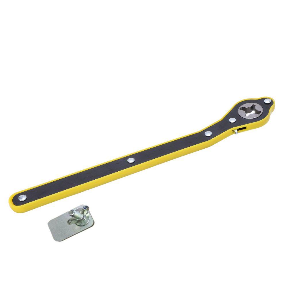 

Swivel Head Car Jack Wrench Ergonomic Handle Long Handle Scissor Jack Wrench Handle Adapter Spanner Tool