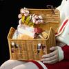 Natural PP Materials User Friendly Woven Hand Basket Highly Durable for Homes Organization Picnics Essential and Gift Packaging
