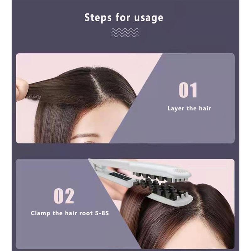 Elektrikli Profesyonel Mısır Kıvırma Splinti Saç Kabartma Sihirli Alet Mısır Sakalı Erkek Ped Saç Kökü Kıvırıcı Kalay Folyo Saç Kıvırma Çubuğu