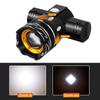 LED Bicycle Headlight, Zoom Adjustable USB Rechargeable Front Light, Waterproof Cycling Flashlight for MTB