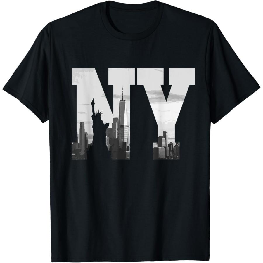 Футболка-сувенир Статуя Свободы Нью-Йорк S чёрный