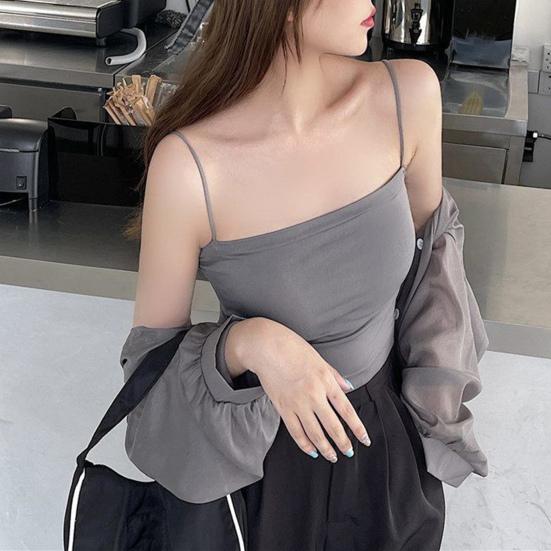Opalovací krém Outwear Jednobarevné Univerzální Knoflíky Placket Ženy Plážový styl Šifon Top Šátek Dámské oblečení