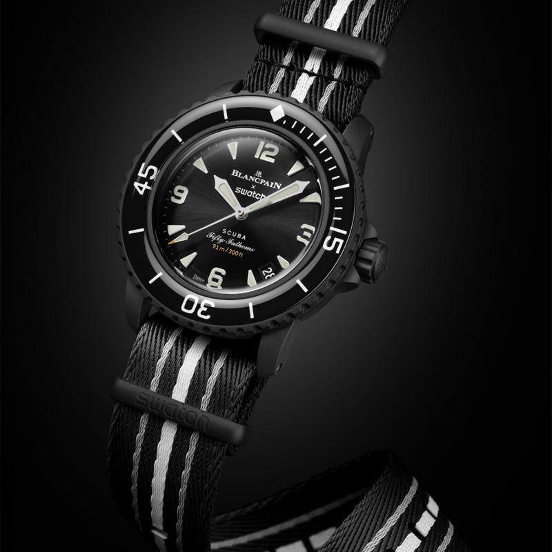 Swatch Orologio da uomo FIFTY FATHOMS Nero SO35B400 SO35B400