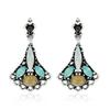 Elegant European Zirconia Water Drop Earrings for Women - Luxury Bridal Studs