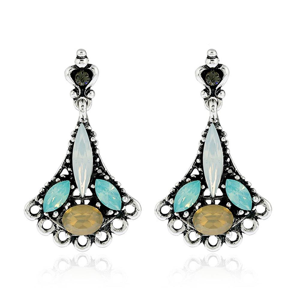Elegant European Zirconia Water Drop Earrings for Women - Luxury Bridal Studs