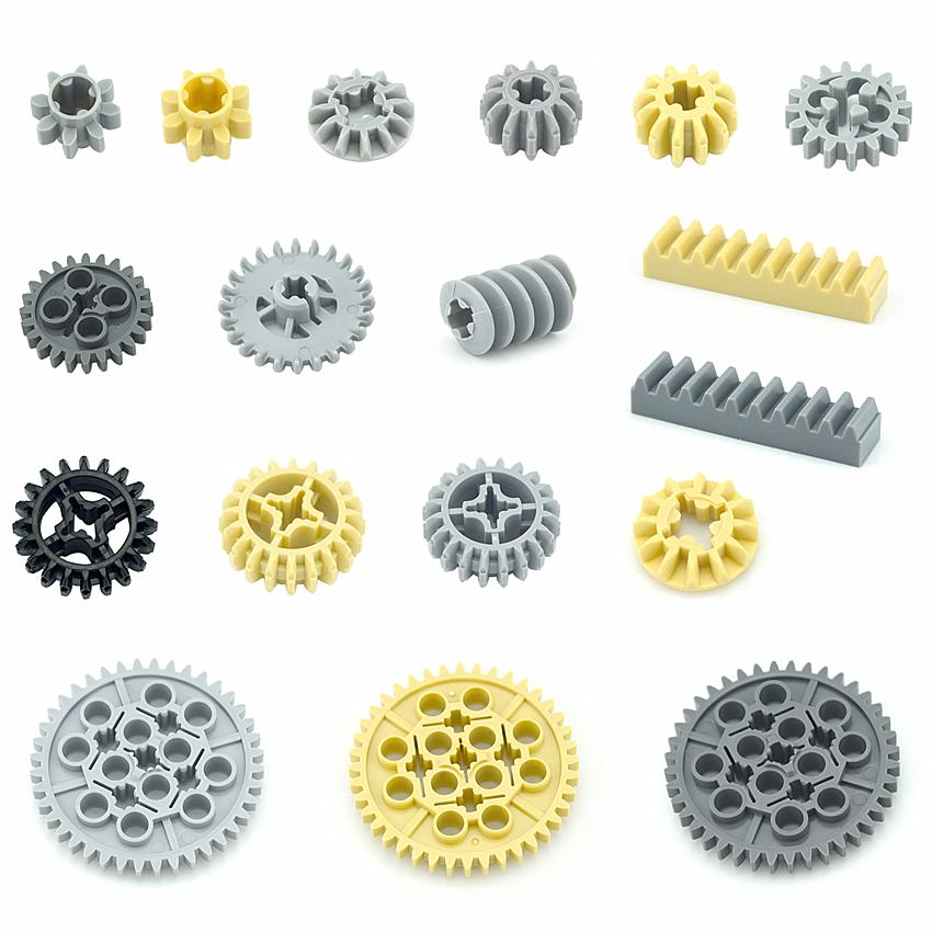 Piese Tehnice Cărămizi Roată Melcată Ax Pin Angrenaj Diferențial Clasic MOC Tren Vagon Macara Model DIY Blocuri de Construcție Jucării 32494