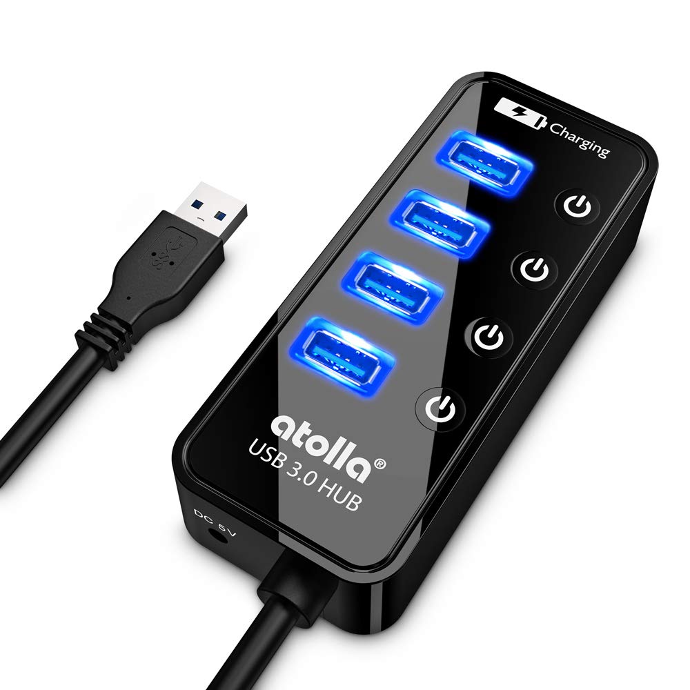 

atolla USB 4 5 Гбит/с Высокоскоростная передача данных USB-концентратор Расширение 1 Зарядка Независимое питание от шины Концентратор 3.0, Порты, Передача, 3.0 + Порт, Переключатель,
