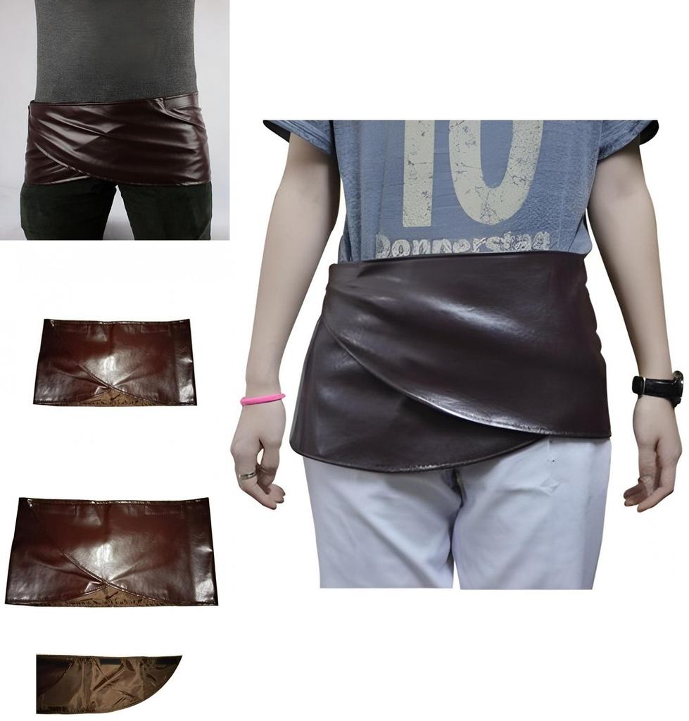 Attack On Titan Cosplay Faux Leather Miniskirt Ackerman Costume Unisex