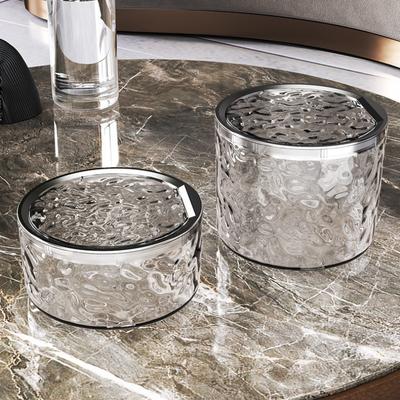 Mini kosz na śmieci na biurko z pokrywką, lekki, luksusowy, mały kosz na śmieci, plastikowy kosz na śmieci do łazienki, sypialni, artykułów biurowych, koszy na śmieci, biurka domowego