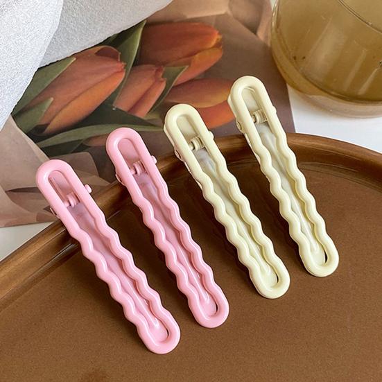 10 st Hårnålar för Kvinnor Breda Platta Halkfria Design Luggar Upplocksningar Halvuppsatta Hårstilar Hårklämmor Portabla Godisfärgade Håraccessoarer