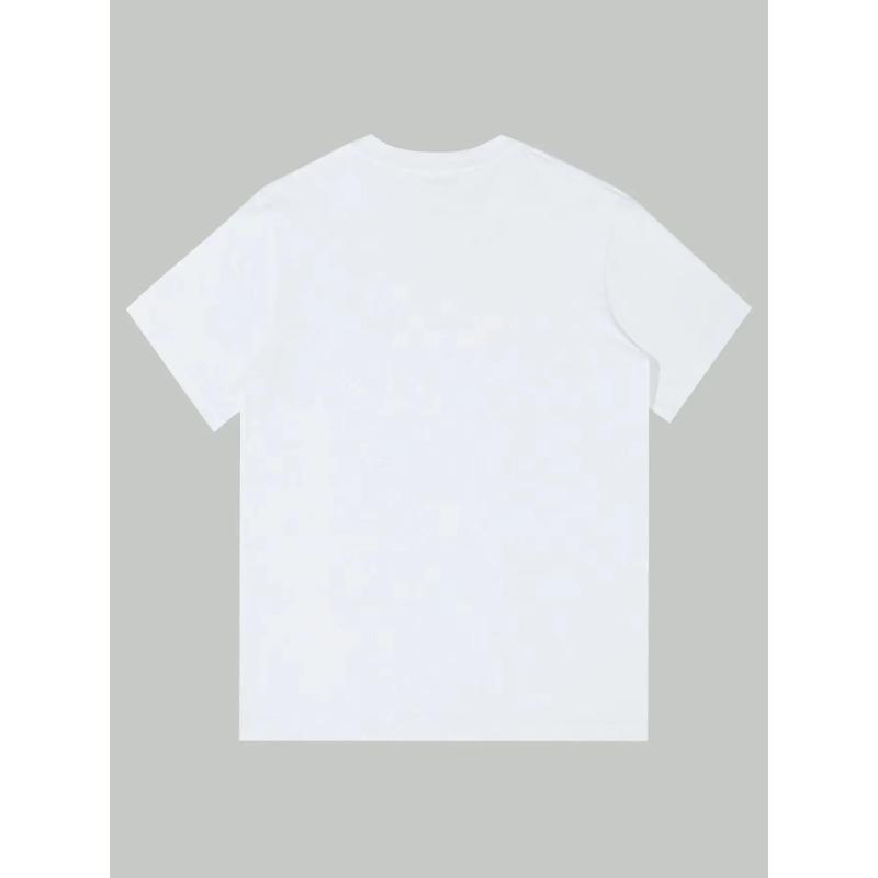 European sizes Single-Sided Printed Round Neck Short Sleeved Mens T-Shirt,