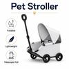 Dog Stroller Foldable Pet Stroller 4-Wheel with Sunshade Dog Carrier Cart Lightweight Portable Cat Cart Travel