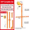 Air Conditioner Suspension Bracket Removal Tool Outdoor Air Conditioner Bracket Hand-Cranked Winch Air Conditioner Lift Crane