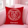 Academic Global Theme Art BBacktoschool Season Cushion Cover Pillowcase Short Plush Invisible Zipper Room Sofa Cushion Cover