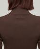 MUSINSA STANDARD WOMAN Women'S Ribbed Slim Turtleneck Knit [Brown]