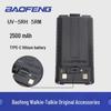 Baofeng UV-5RH Funkgerät mit 2500mAh Lithium-Akku und Typ-C Ladeanschluss.