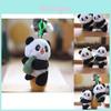 Entzückender Plüsch-Panda-Schlüsselanhänger Weiches Stofftier Taschenanhänger Niedliches Spielzeug
