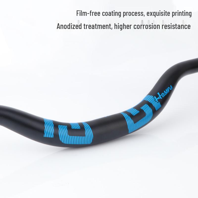 HASSNS Mountain Bike Swallow Handlebar, 31.8/35mm Diameter, AM DH Downhill, 25/35/55mm Rise