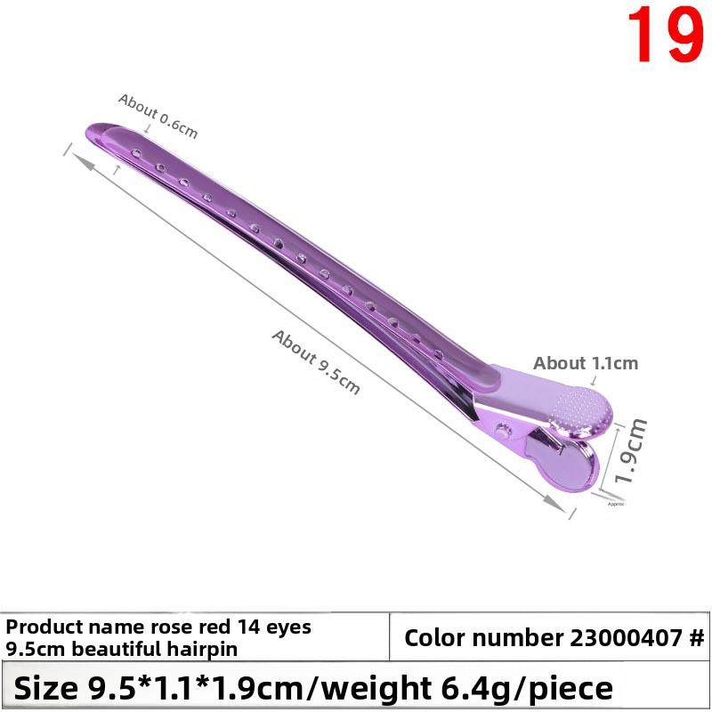 Metal Duckbill Clips for Styling and Hair Care Hand-pushed Corrugated Hair Clipsand Hair Root Voluminous Positioning Clips