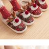 Custom Reindeer Winter Cotton Slippers - Women's & Men's Christmas Gift