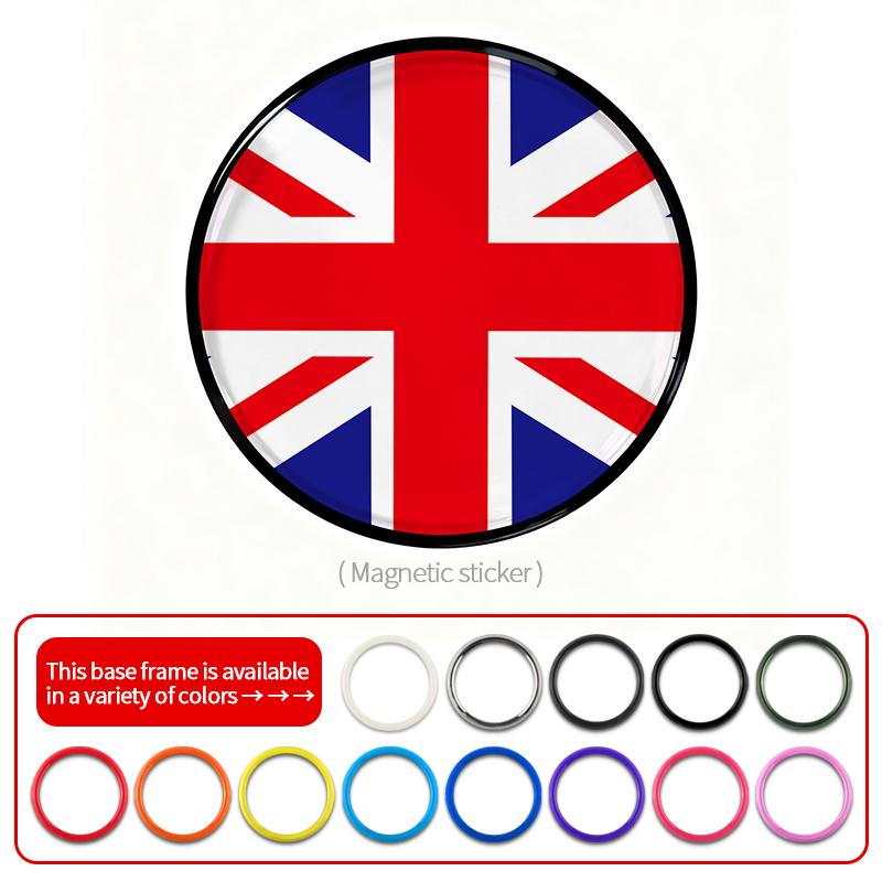 For MINI Cooper S JCW Countryman Clubman 3D Metal Car Front Grill Emblem Badge Decoration Universal Car Styling Accessories