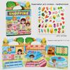 Non-Toxic Reusable Children'S Stickers For Busy Book Creative Diy Toy Durable And Portable For Learning And Education Theme Birthday Gifts