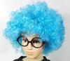 Funny Clown Cosplay Kindergarten Baby Wig Hair Extensions Synthetic Colours Fluffy Curly Head Cover Performance Kids Wig Hat
