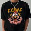 Motorcycle Funny F-Caw-F Chicken Graphic T-Shirt Short Sleeve Casual Unisex Top Tee 2026