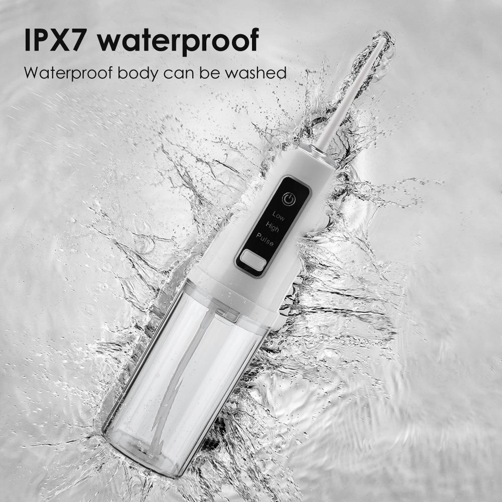 3 Modes Oral Irrigator Water Flosser Portable Dental Water Jet 230ML Water Tank Teeth Cleaner USB Charge Waterproof